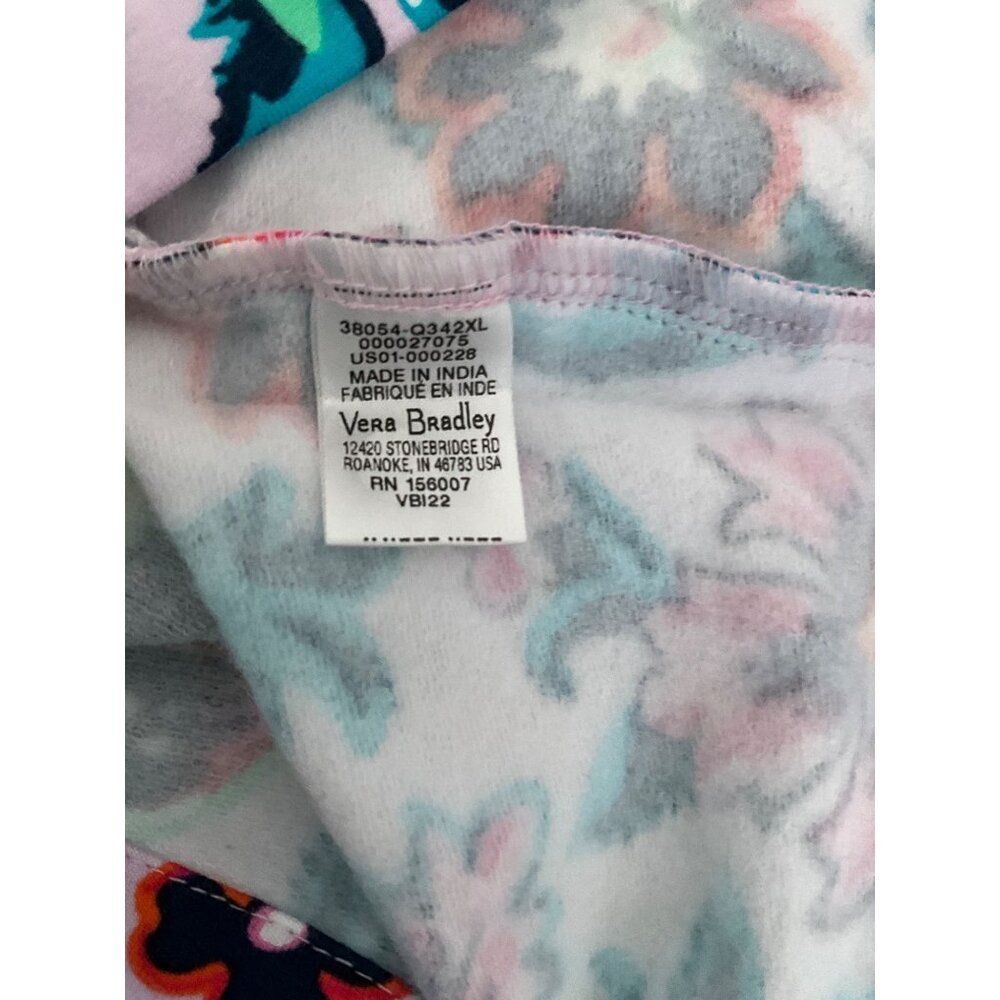 Vera Bradley French Terry Shorts 2XL Cloud Vine Multi Floral Print - Picture 11 of 12